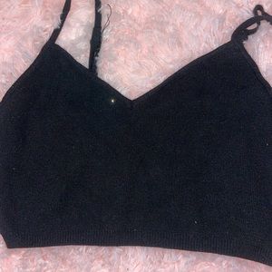 Knit bra top